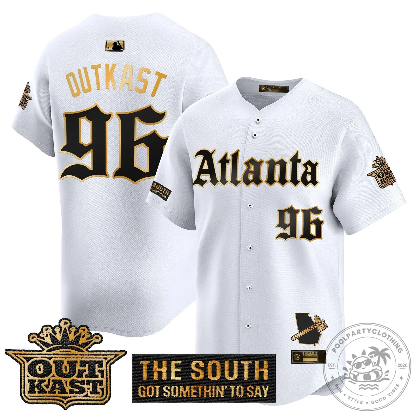 Atlanta Braves Ronald Acuña Jr. Outkast Edition Baseball Jersey 37 Atlanta Braves Ronald Acuña Jr. Outkast Edition Baseball Jersey
