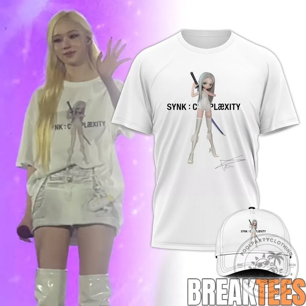 AESPA Giselle Synk Hyper Line Tour Kpop Music Group Fan T-Shirt