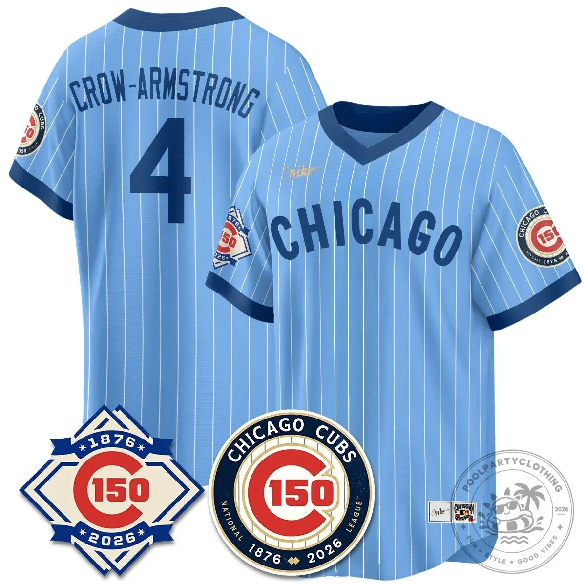 Chicago Cubs Crow-Armstrong Royal Blue Limited Edition Baseball Jersey 51 Chicago Cubs Crow-Armstrong Royal Blue Limited Edition Baseball Jersey