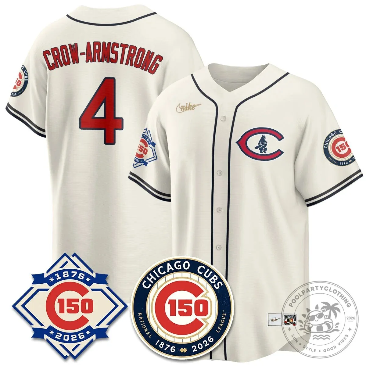 Chicago Cubs Crow-Armstrong Royal Blue Limited Edition Baseball Jersey 82 Chicago Cubs Crow-Armstrong Royal Blue Limited Edition Baseball Jersey