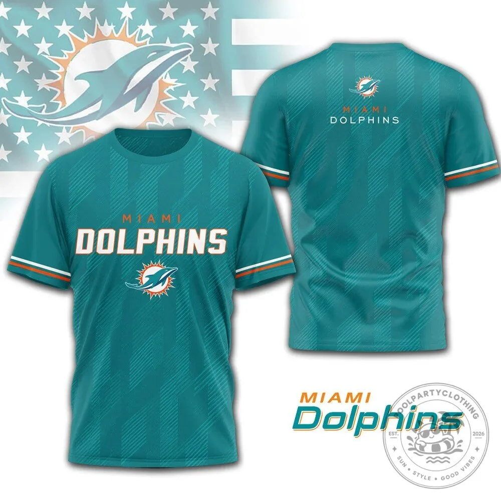 Miami Dolphins National Football League Classic Team Spirit Fan T-Shirt