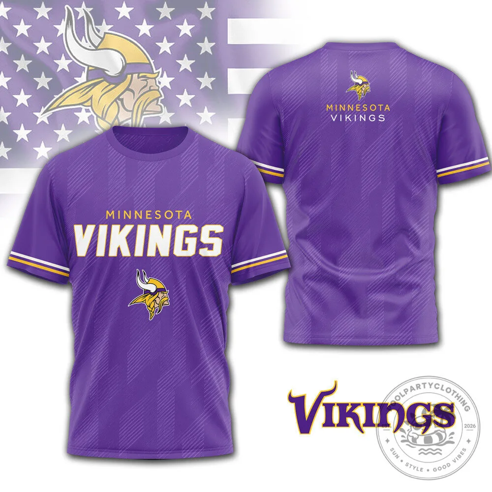 Minnesota Vikings NFL Football Team Purple Fan Jersey