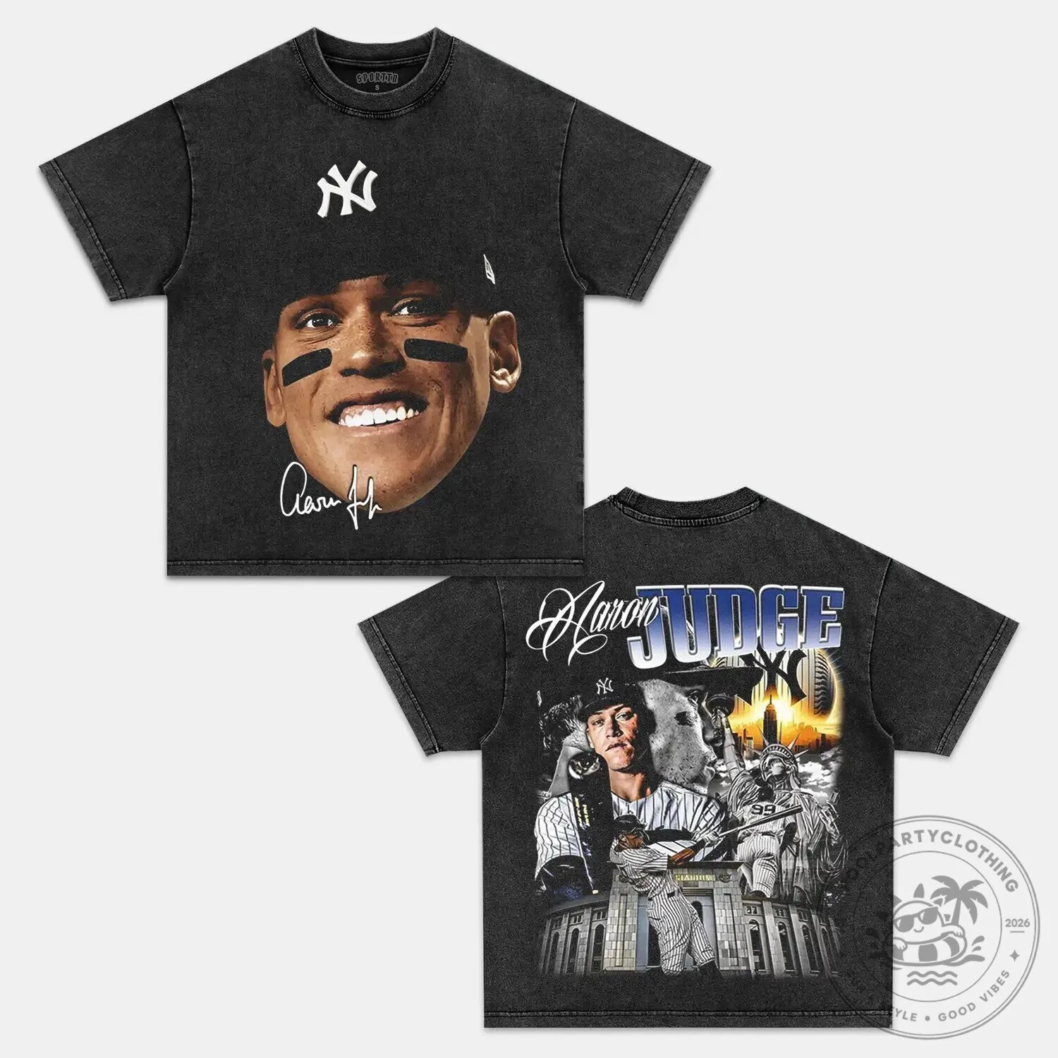 New York Yankees Graphic T-Shirt Featuring Aaron Judge the Baseball Star 11 New York Yankees Graphic T-Shirt Featuring Aaron Judge the Baseball Star