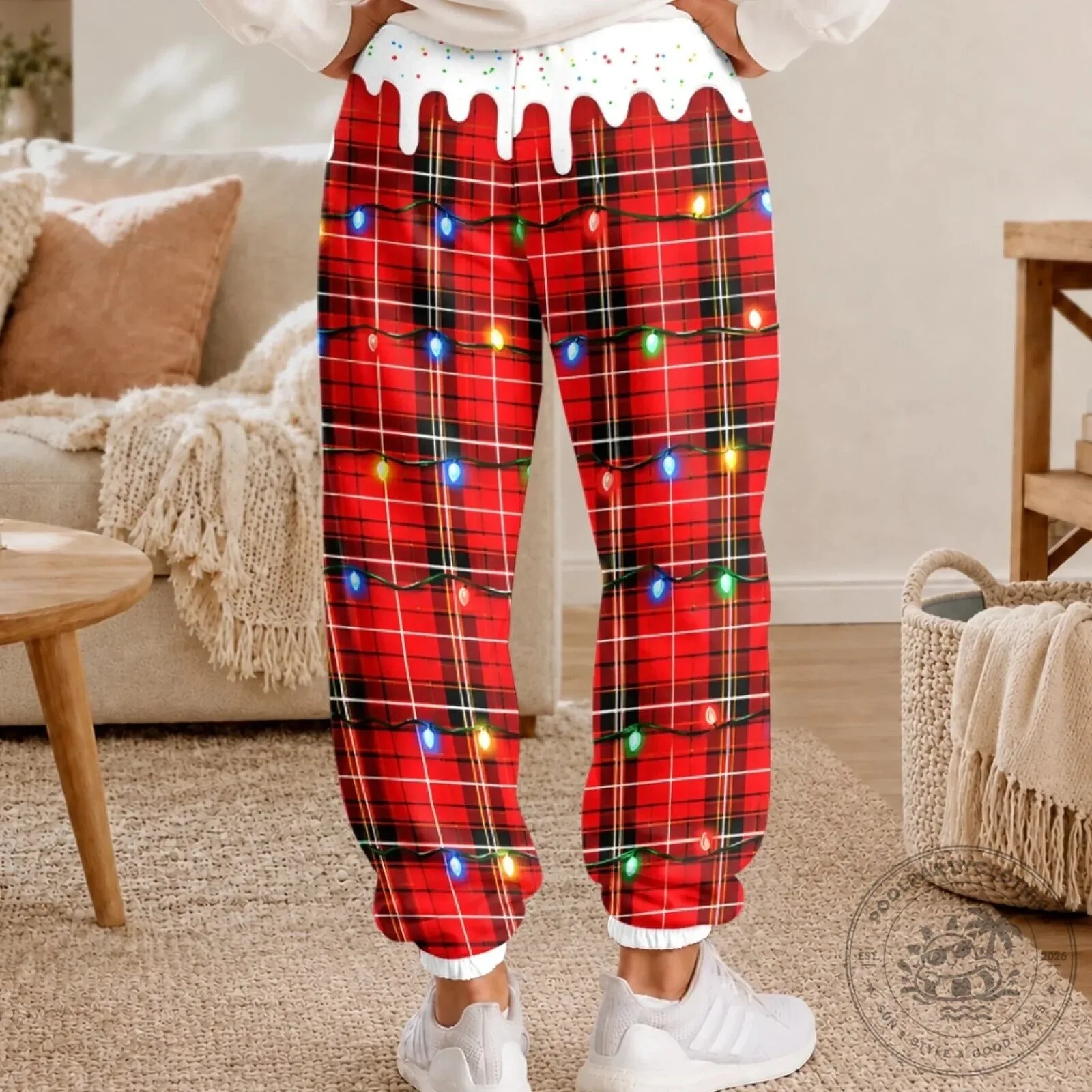 Personalized Cookie Crew Gingerbread Christmas Holiday Patchwork Pattern Pants 13 Personalized Cookie Crew Gingerbread Christmas Holiday Patchwork Pattern Pants