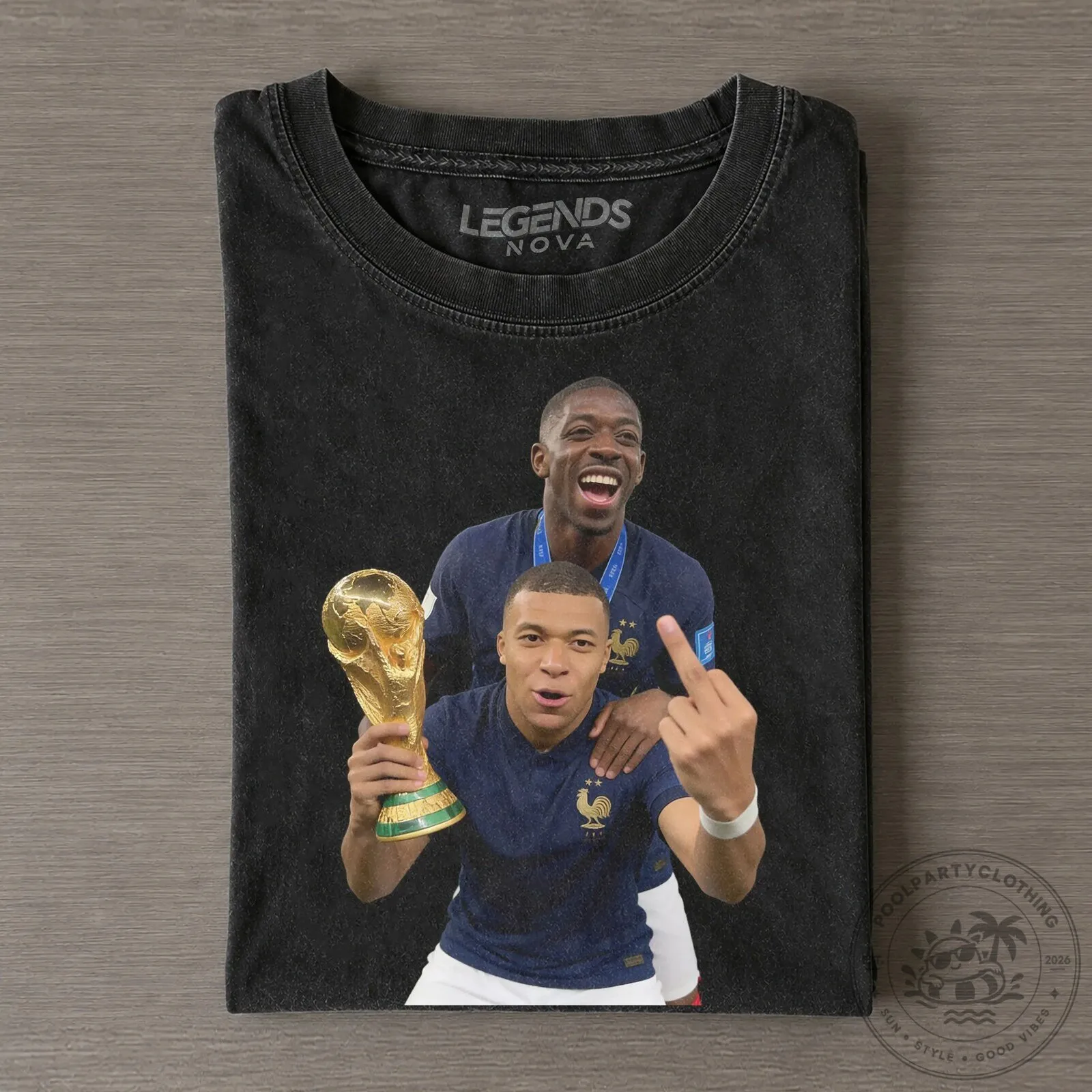 Ousmane Dembele Kylian Mbappe France Football World Cup T-Shirt