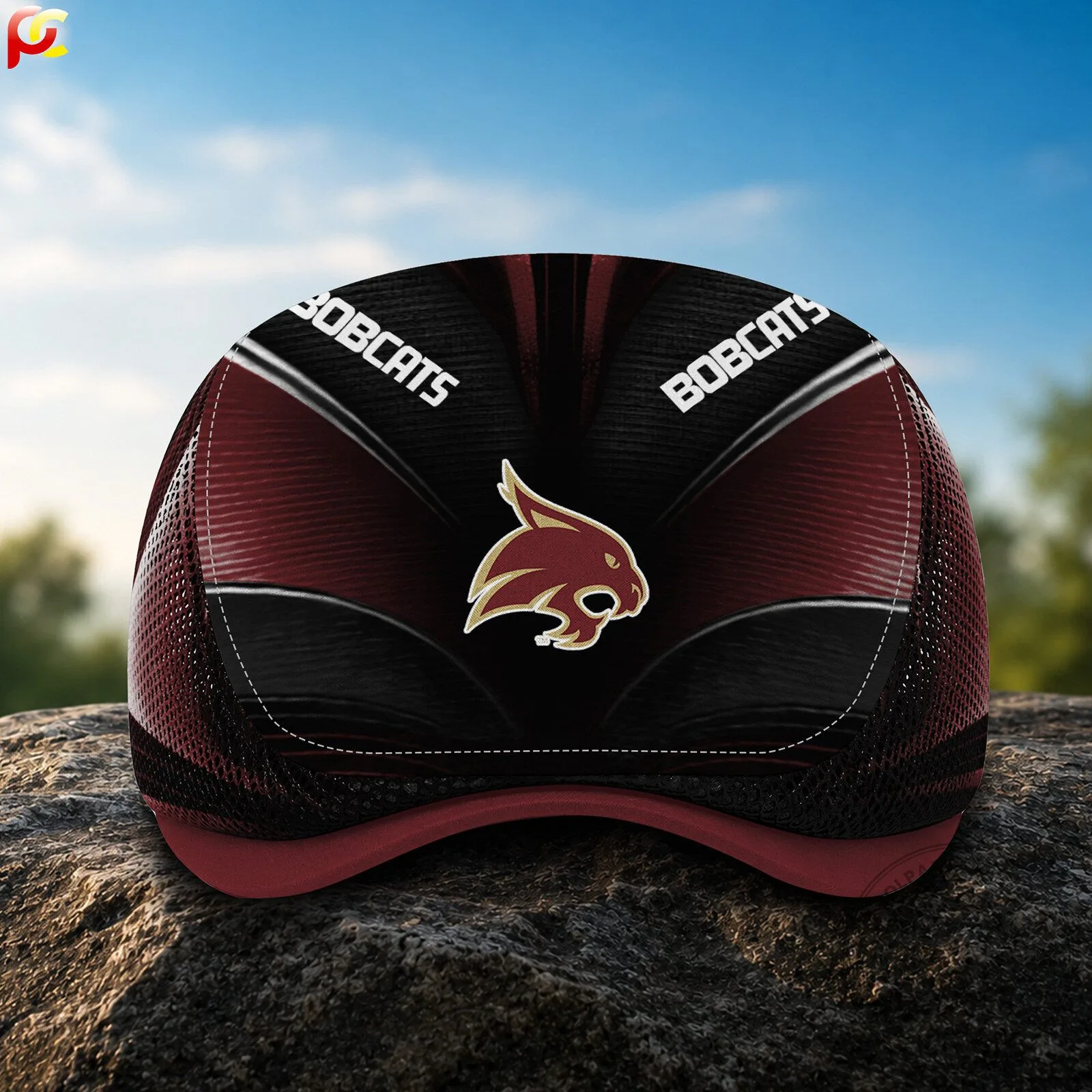 Texas State Bobcats NCAA Golf Flat Cap Hat 10 Texas State Bobcats NCAA Golf Flat Cap Hat