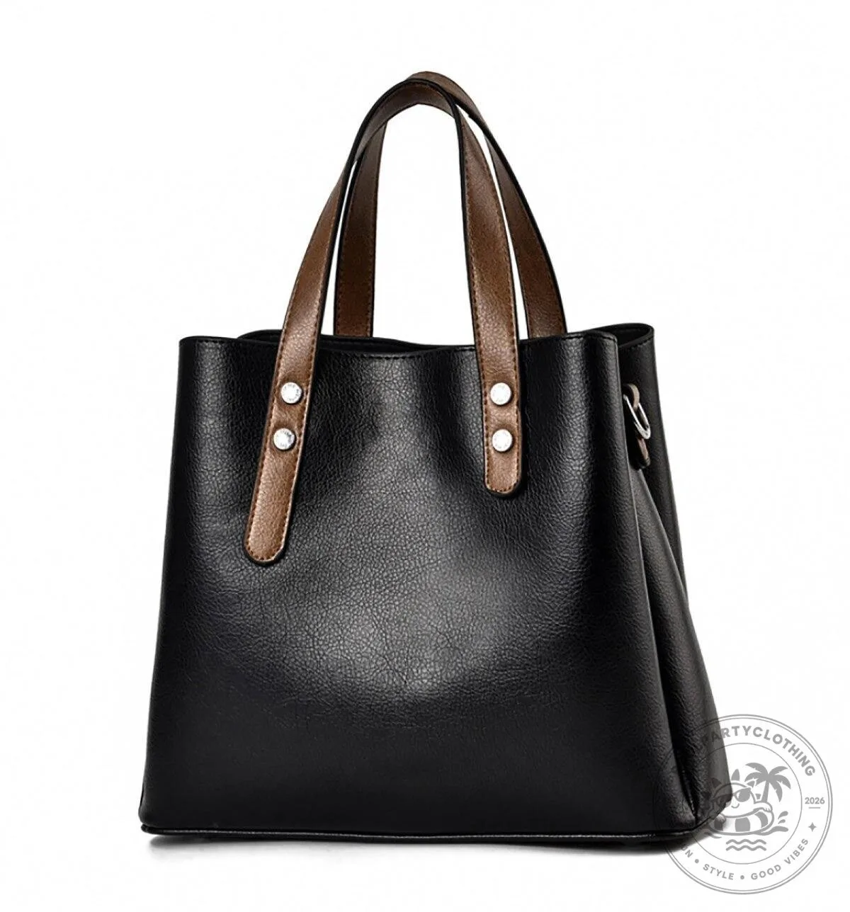 Harley-Davidson Motorcycles Black Leather Women's Handbag with Sunglasses 12 Harley-Davidson Motorcycles Black Leather Women