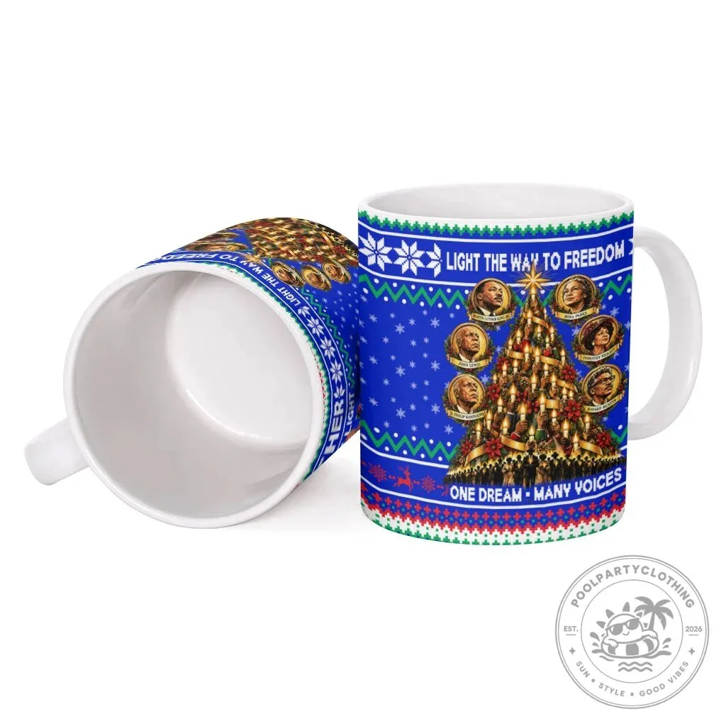 Civil Rights Leaders Christmas Together We Carry The Light Holiday Mug 11 Civil Rights Leaders Christmas Together We Carry The Light Holiday Mug