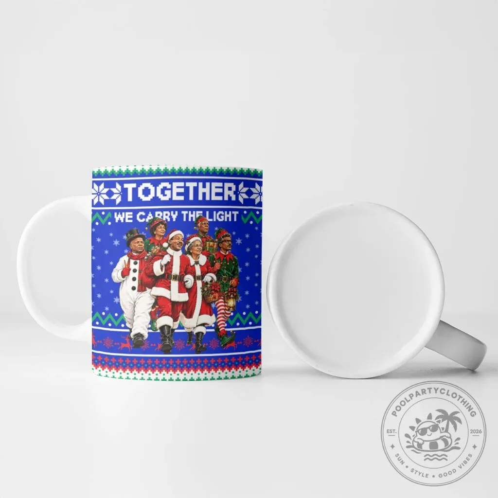 Civil Rights Leaders Christmas Together We Carry The Light Holiday Mug 12 Civil Rights Leaders Christmas Together We Carry The Light Holiday Mug