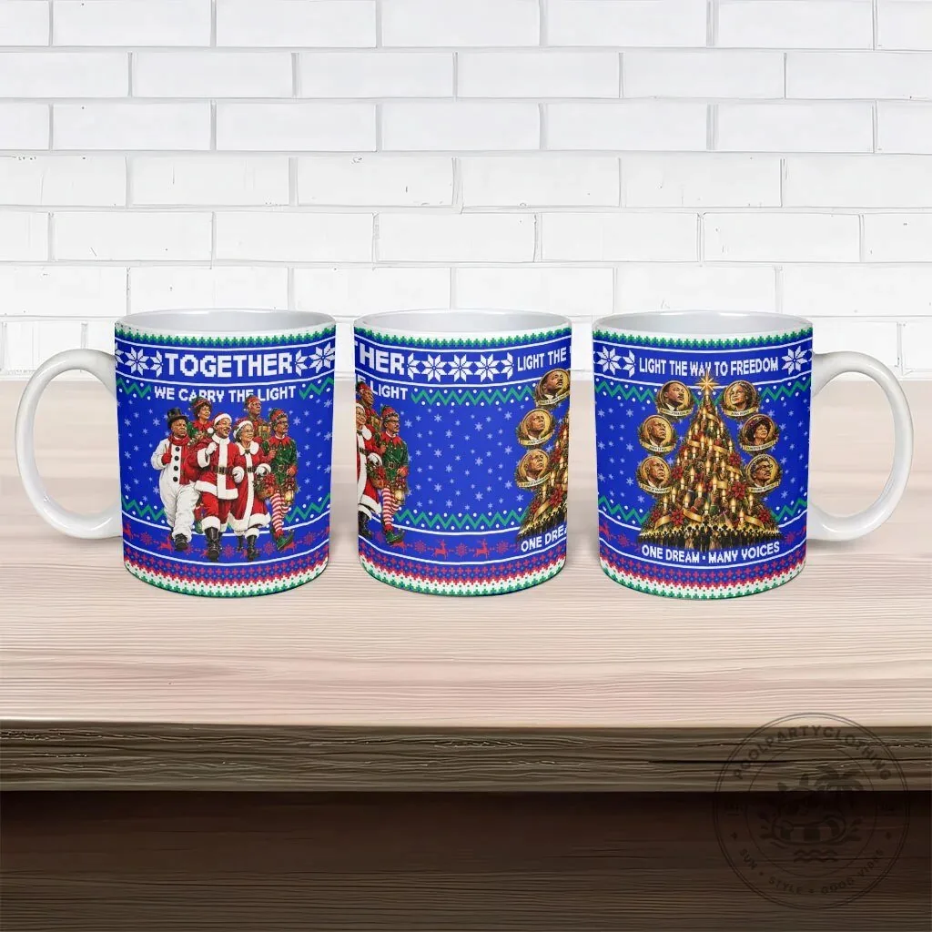 Civil Rights Leaders Christmas Together We Carry The Light Holiday Mug 13 Civil Rights Leaders Christmas Together We Carry The Light Holiday Mug