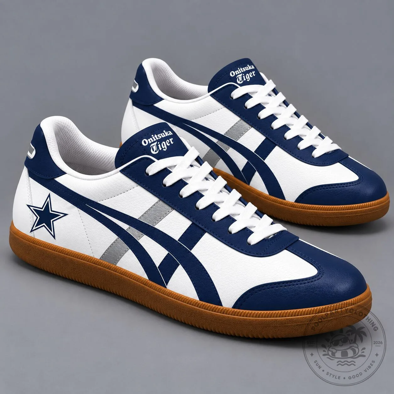 Dallas Cowboys NFL Team Pride Onitsuka Tiger Sneakers Shoes