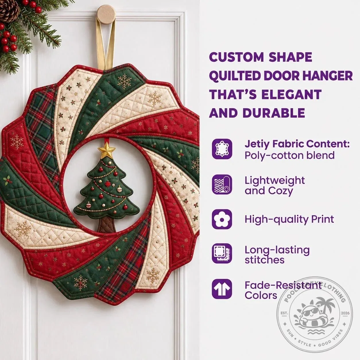 Patriotic Snowman Christmas Tree Quilted Door Hanger Holiday Decoration 10 Patriotic Snowman Christmas Tree Quilted Door Hanger Holiday Decoration