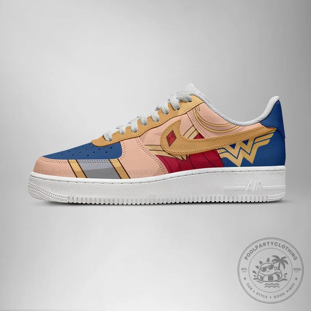Wonder Woman Superhero Logo Custom Printed Casual Athletic Shoes 9 Wonder Woman Superhero Logo Custom Printed Casual Athletic Shoes