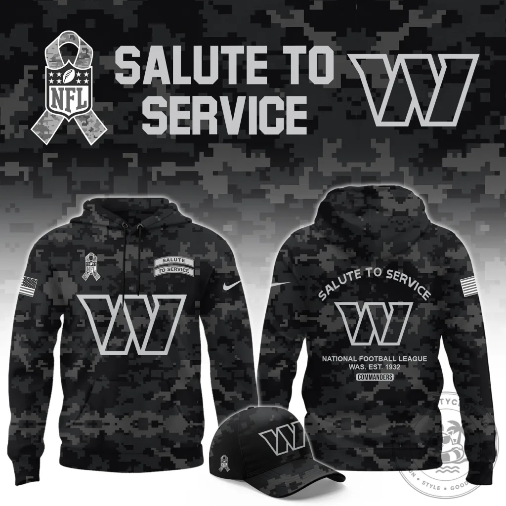 Washington Commanders Salute To Service Digital Camouflage Hoodie Washington Commanders Salute To Service Digital Camouflage Hoodie