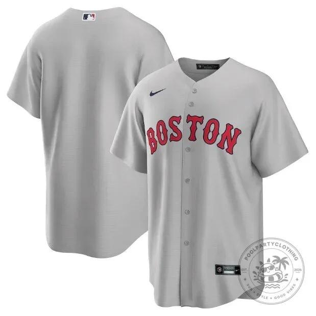 Boston Red Sox Gray Official Team Baseball Jersey