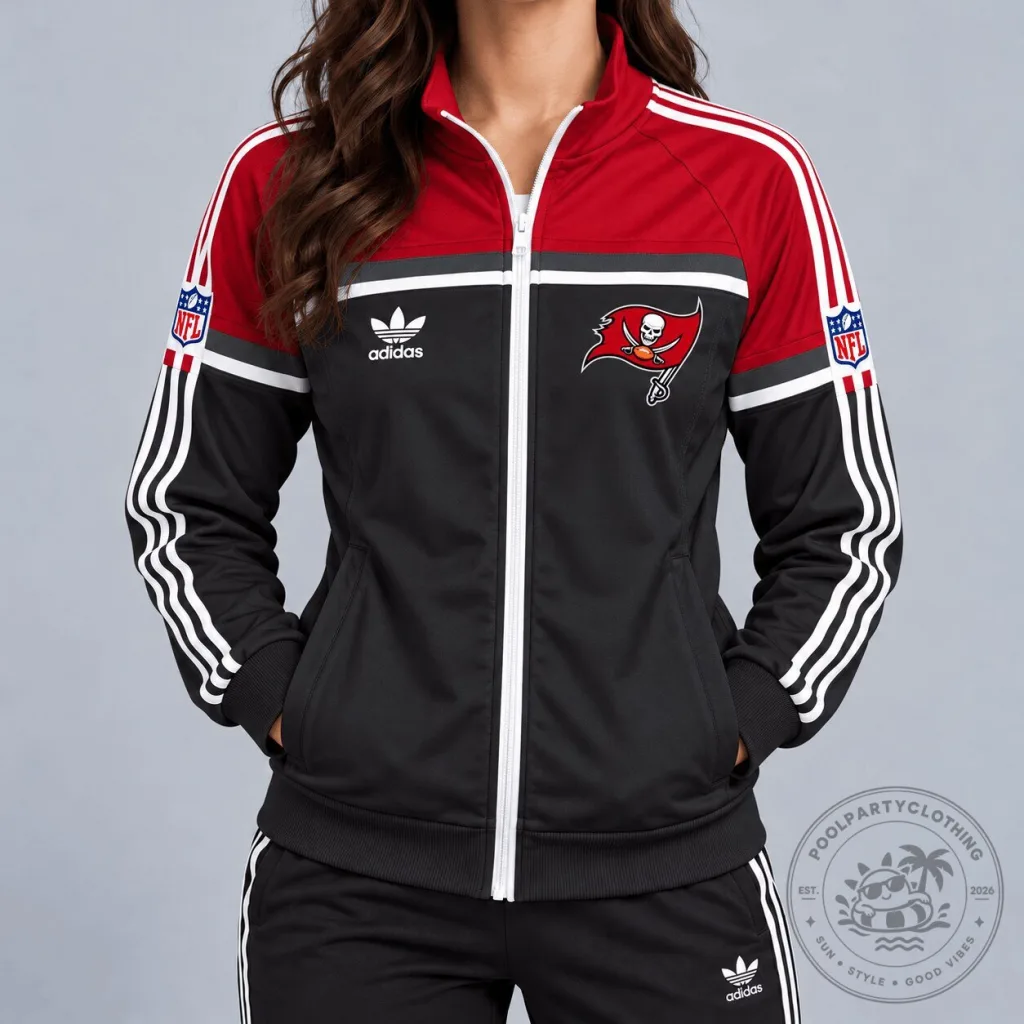 Tampa Bay Buccaneers Adidas NFL Retro Heritage Full-Zip Casual Jacket Tampa Bay Buccaneers Adidas NFL Retro Heritage Full-Zip Casual Jacket