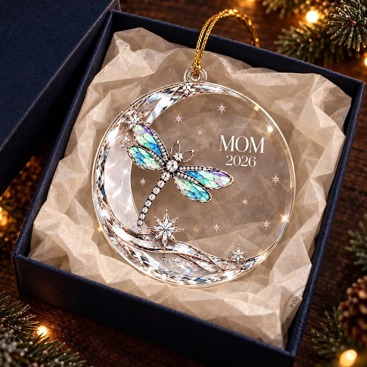 Personalized Dragonfly Memorial Christmas Tree Ornament for Mom 13 Personalized Dragonfly Memorial Christmas Tree Ornament for Mom