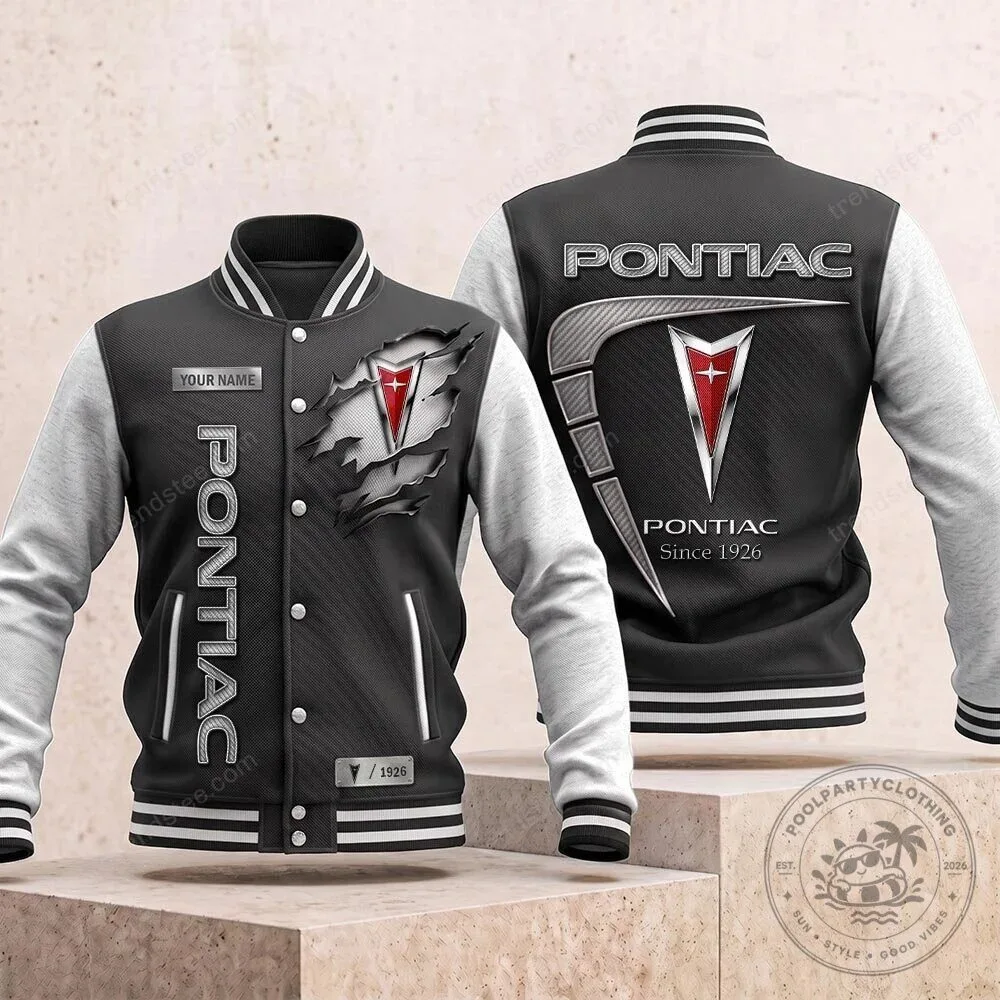Pontiac Car Logo Personalized Name Bomber Jacket 5 Pontiac Car Logo Personalized Name Bomber Jacket