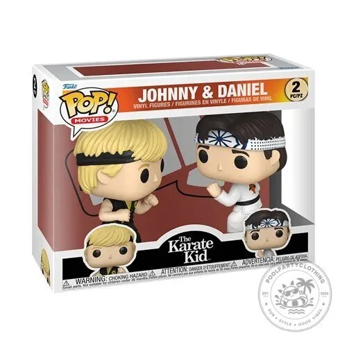 The Karate Kid Johnny Lawrence and Daniel LaRusso Funko Pop! Vinyl Figure 2-Pack 9 The Karate Kid Johnny Lawrence and Daniel LaRusso Funko Pop! Vinyl Figure 2-Pack