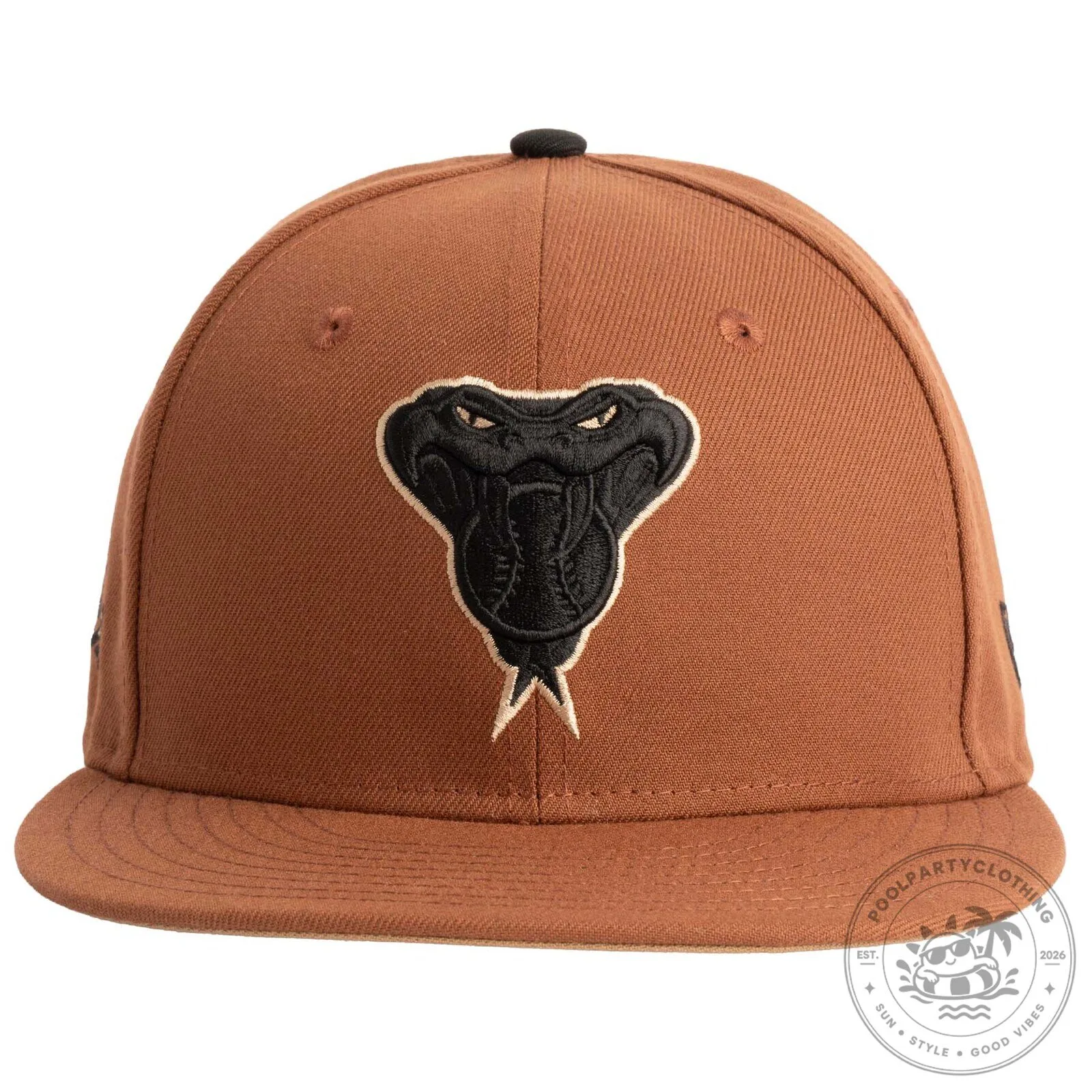 Arizona Diamondbacks Snake Jolly Roger Brown Fitted Baseball Cap Hat 11 Arizona Diamondbacks Snake Jolly Roger Brown Fitted Baseball Cap Hat