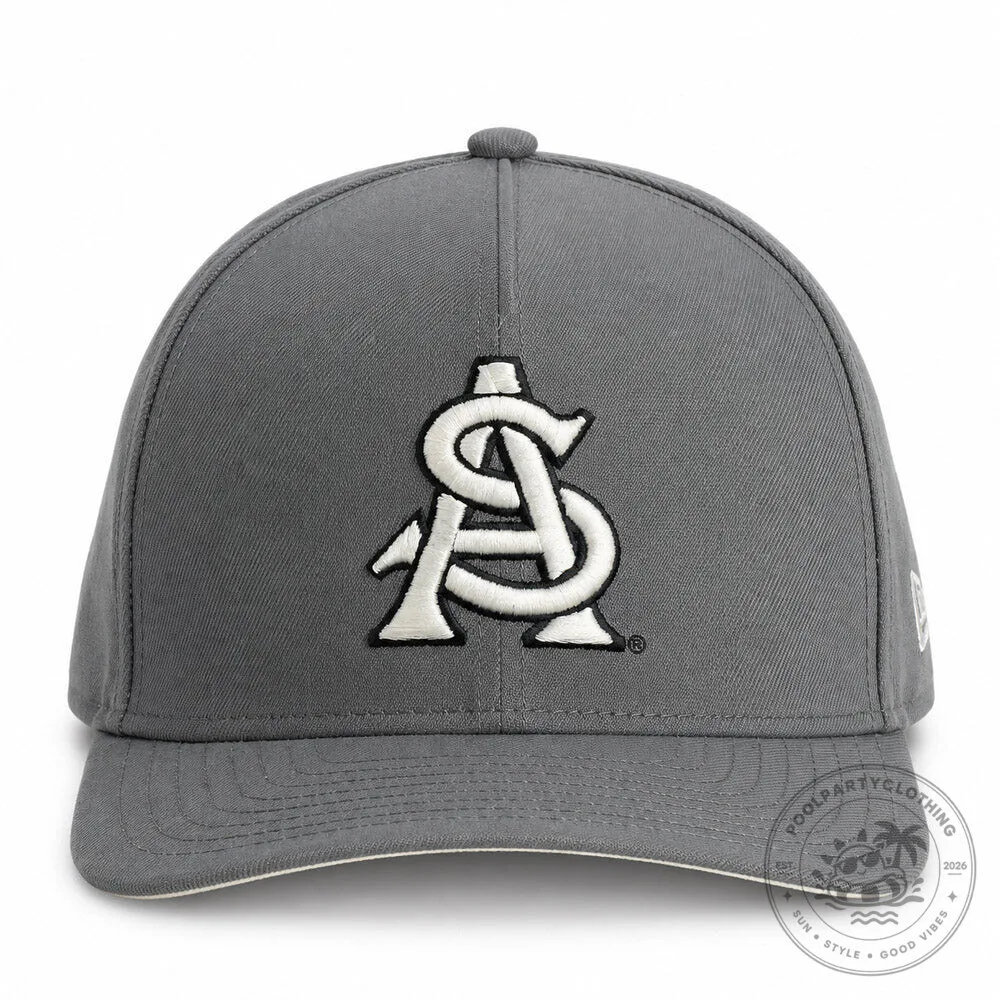 Arizona State Sun Devils NCAA Chrome Logo Gray Adjustable Snapback Cap Hat 8 Arizona State Sun Devils NCAA Chrome Logo Gray Adjustable Snapback Cap Hat
