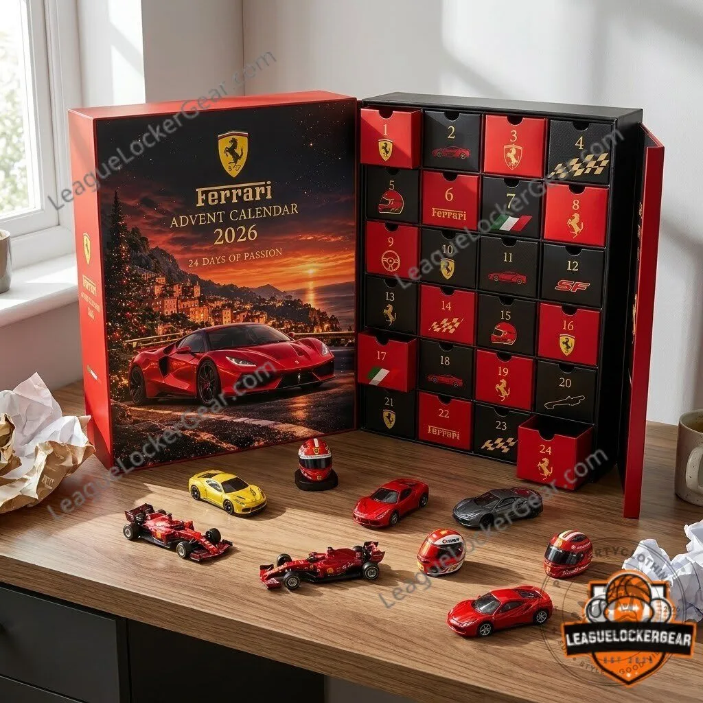 Ferrari 2026 Advent Calendar with 24 Days of Passion Ornaments 2D 10 Ferrari 2026 Advent Calendar with 24 Days of Passion Ornaments 2D