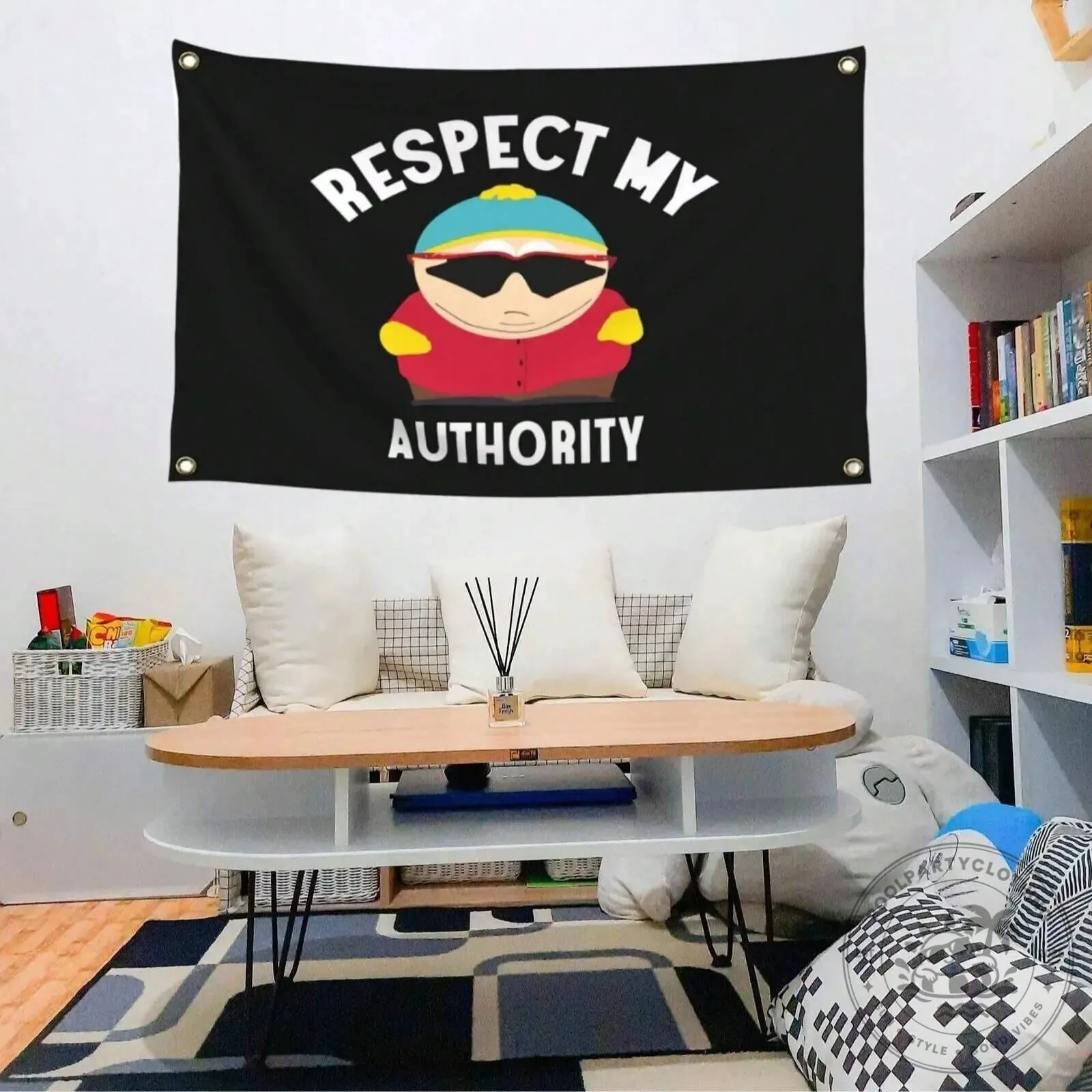 South Park Eric Cartman Respect My Authority Flag 9 South Park Eric Cartman Respect My Authority Flag