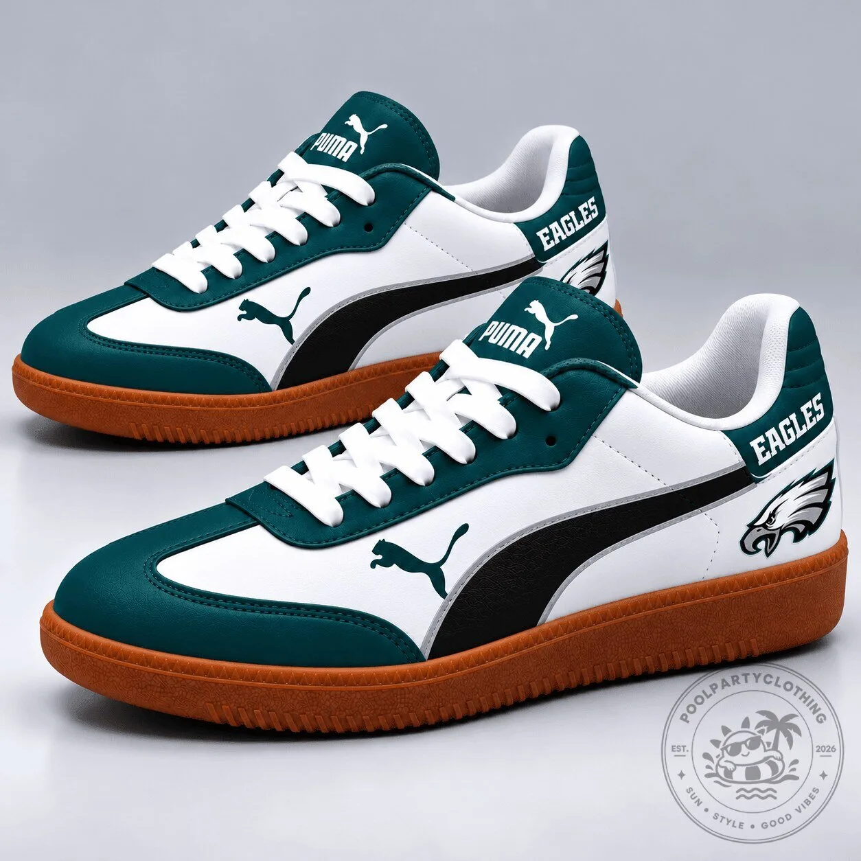 Philadelphia Eagles NFL Football Team Puma Sneakers 2 Philadelphia Eagles NFL Football Team Puma Sneakers