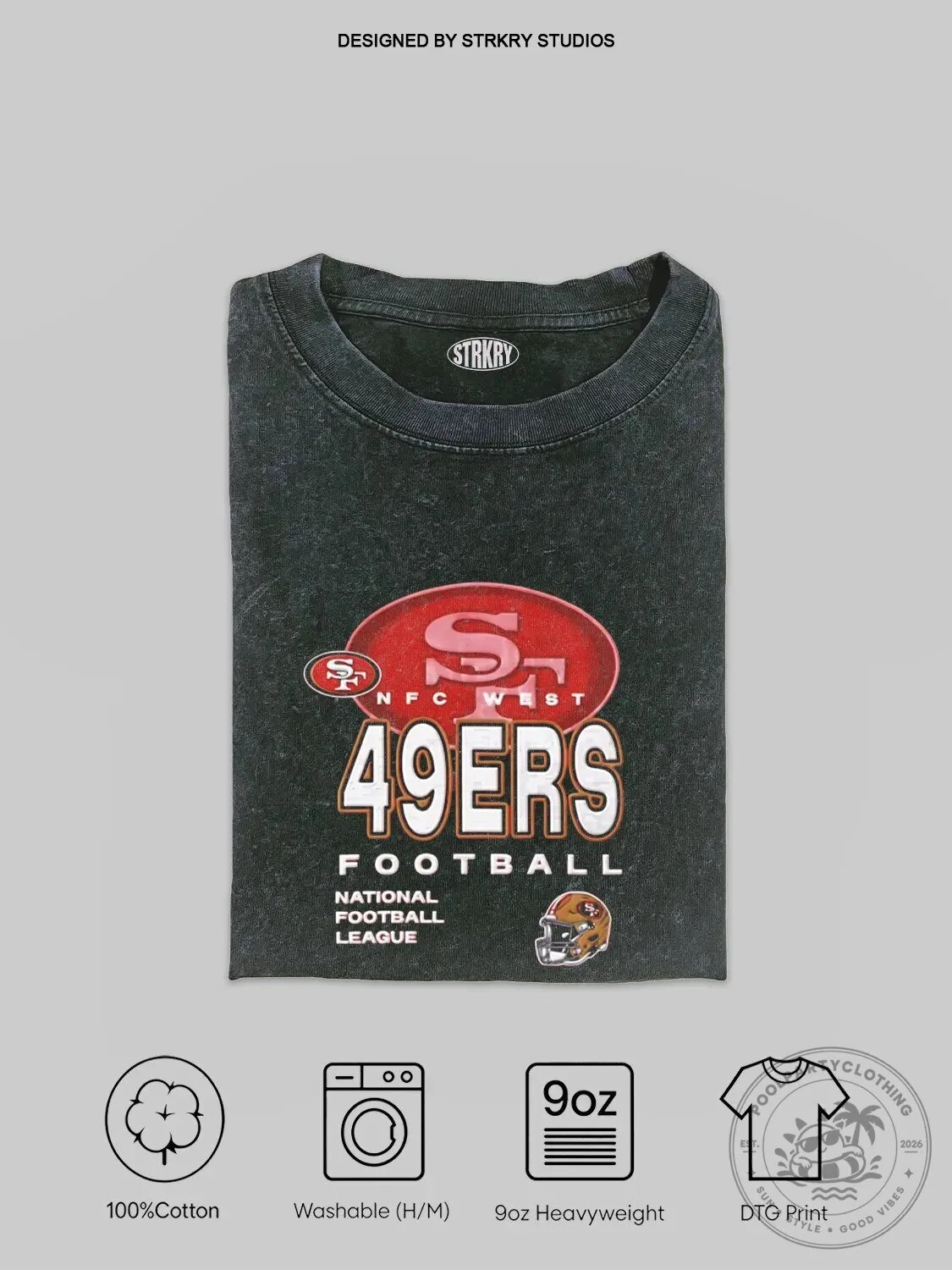 San Francisco 49ers NFC West Football National Football League T-Shirt