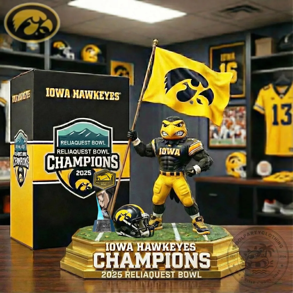 Iowa Hawkeyes 2025 ReliaQuest Bowl Champions Commemorative Acrylic Plaque Iowa Hawkeyes 2025 ReliaQuest Bowl Champions Commemorative Acrylic Plaque