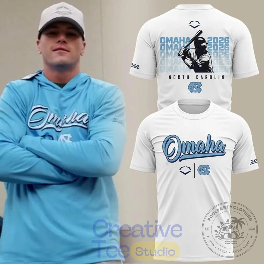 North Carolina Tar Heels 2026 Baseball World Series Omaha Blue T-Shirt 7 North Carolina Tar Heels 2026 Baseball World Series Omaha Blue T-Shirt
