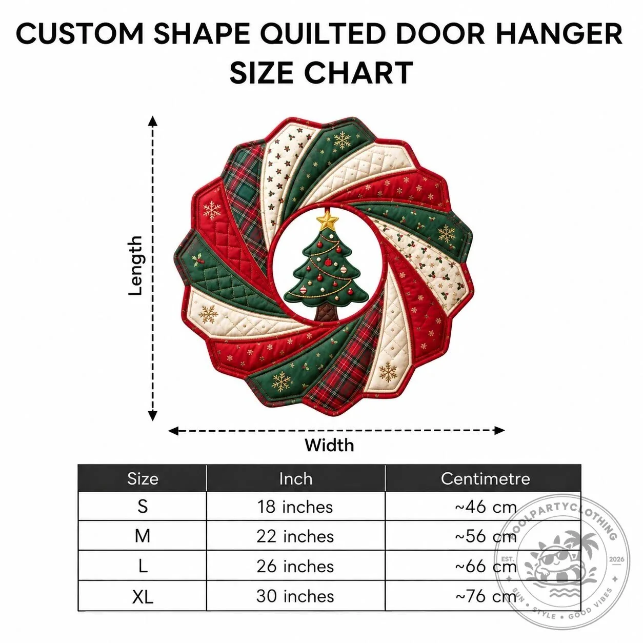 Surfing Snowman Christmas Tree Quilted Door Hanger Decoration 7 Surfing Snowman Christmas Tree Quilted Door Hanger Decoration