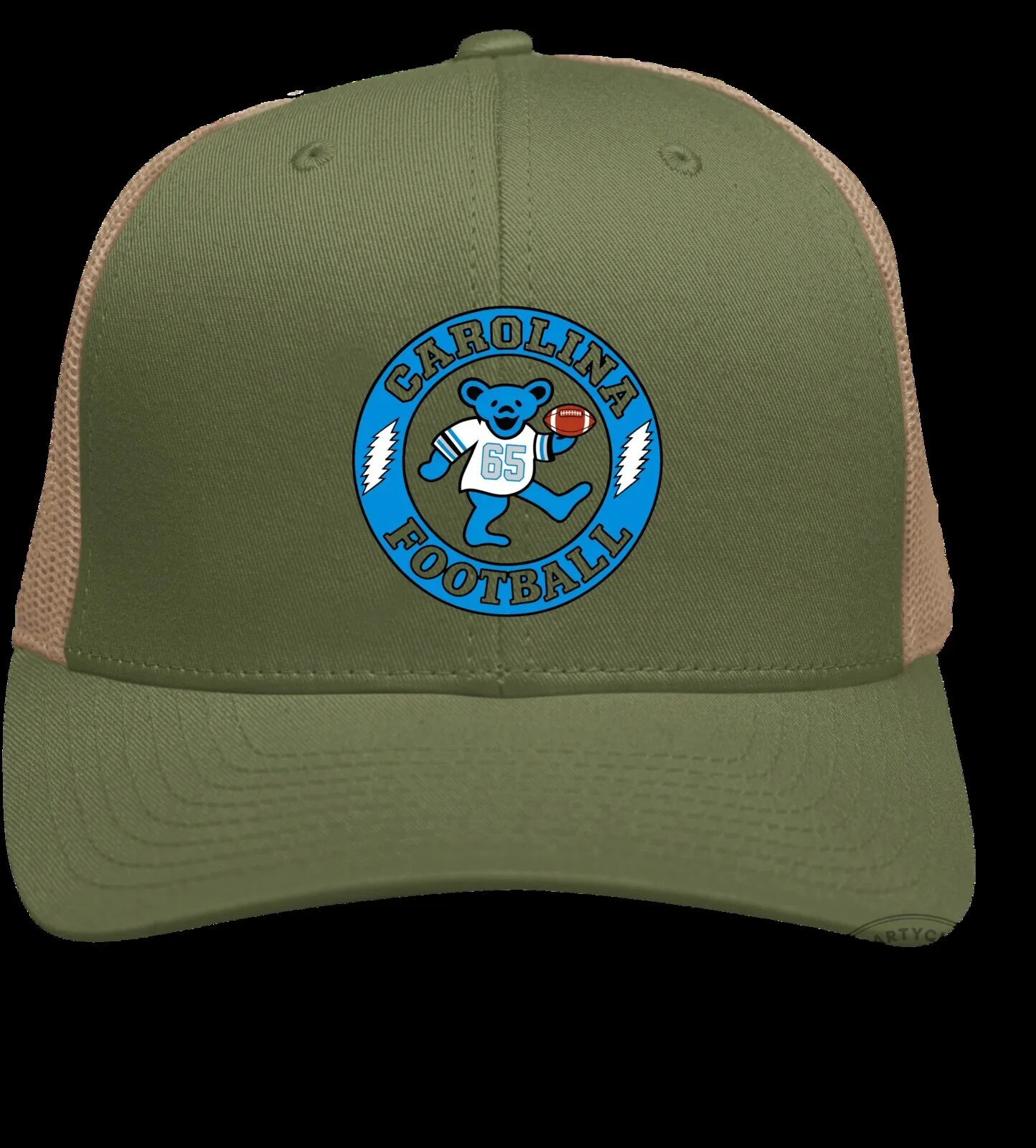 Carolina Football Grateful Dead Dancing Bear Trucker Hat 9 Carolina Football Grateful Dead Dancing Bear Trucker Hat